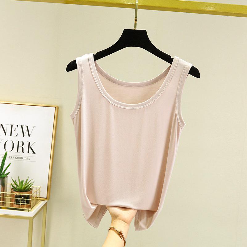 

Женский свободный летний топ-безрукавка из модала Medium