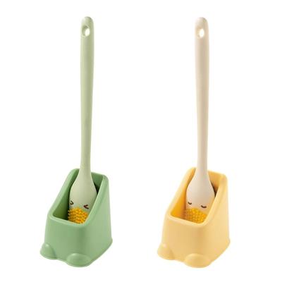 Effective Duckbill Toilet Scrub Brush Thorough Clean Hard To Access Areas, Eradicate Dirt Soft Bristles, Safe for All Surfaces
