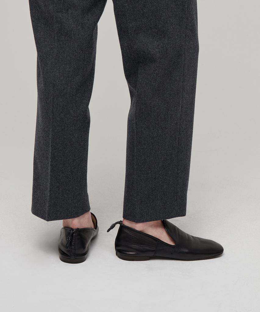 MUSINSA STANDARD WOMAN Women'S Wool Flannel Loose Tapered Slacks [Medium Gray]
