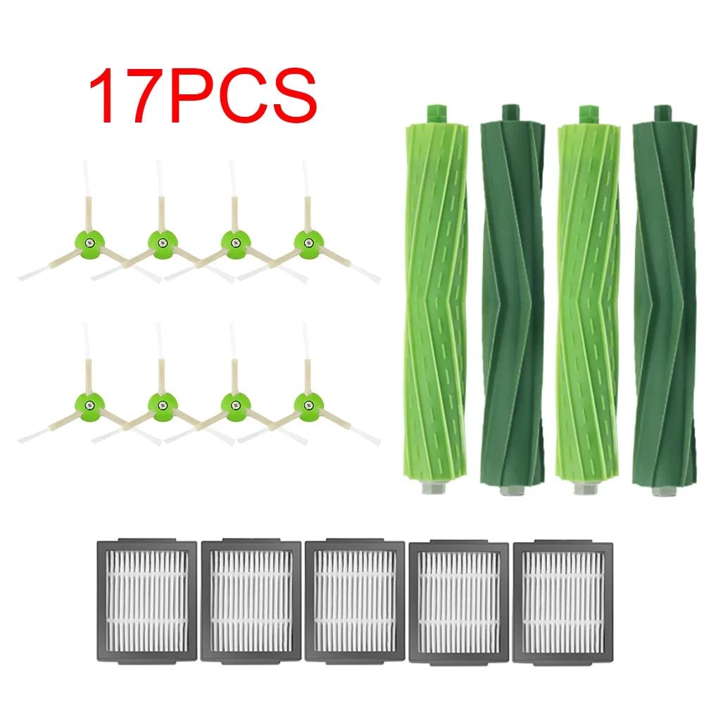 Hepa Filter + Side Brush + Brush Roll for iRobot Roomba i7 E5 E6 Series Robot Vacuum Cleaner Replacement Spare Parts