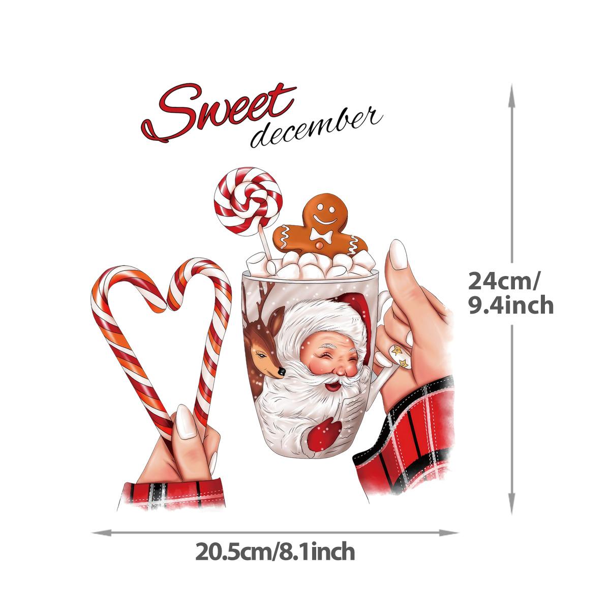 

С Рождеством! Лучшие подарки для термотрансферной виниловой пленки: Футболки, термоаппликации, свитшоты и худи, наклейки, рождественские наклейки