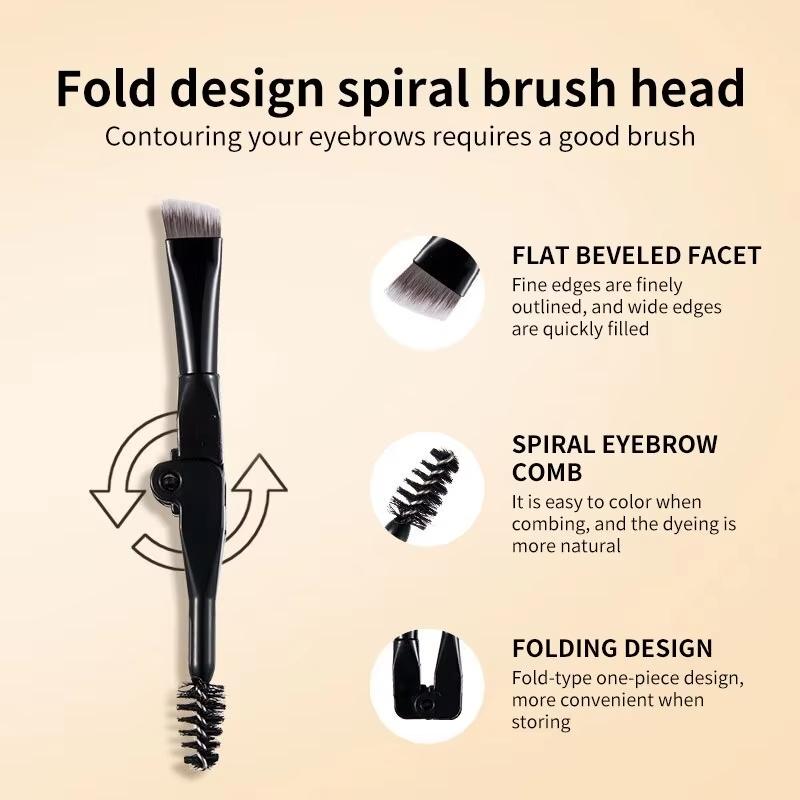 Zweifarbiges Air Cushion Augenbrauenpuder, wasser- und schweißfeste, langanhaltende Augenbrauencreme