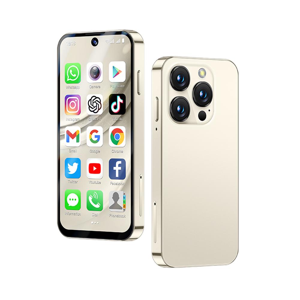 Soyes XS19 Pro Mini 4G Smartphone 3,88 pollici TFT Quad Core Dual SIM 5MP Fotocamera posteriore Bluetooth WIFI Tipo-C Impronta digitale Touchscreen Android Telefono cellulare