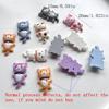 10Pcs randomlyMixed Cute Kitten Resin Flat Back Decorative Scrapbook DIY Phone Case Hair Decoration Resin Accessories