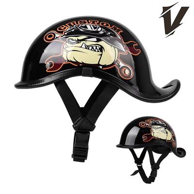 Retro Motorcycle Half Helmet Summer Half Face Unisex Helmet Motorbike Universal VintageHalf Helmet Motorcycle Helmet