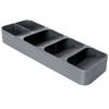 ORGANIZER CONTAINER CUTLERY INSERT FOR DRAWER gray 229010-S