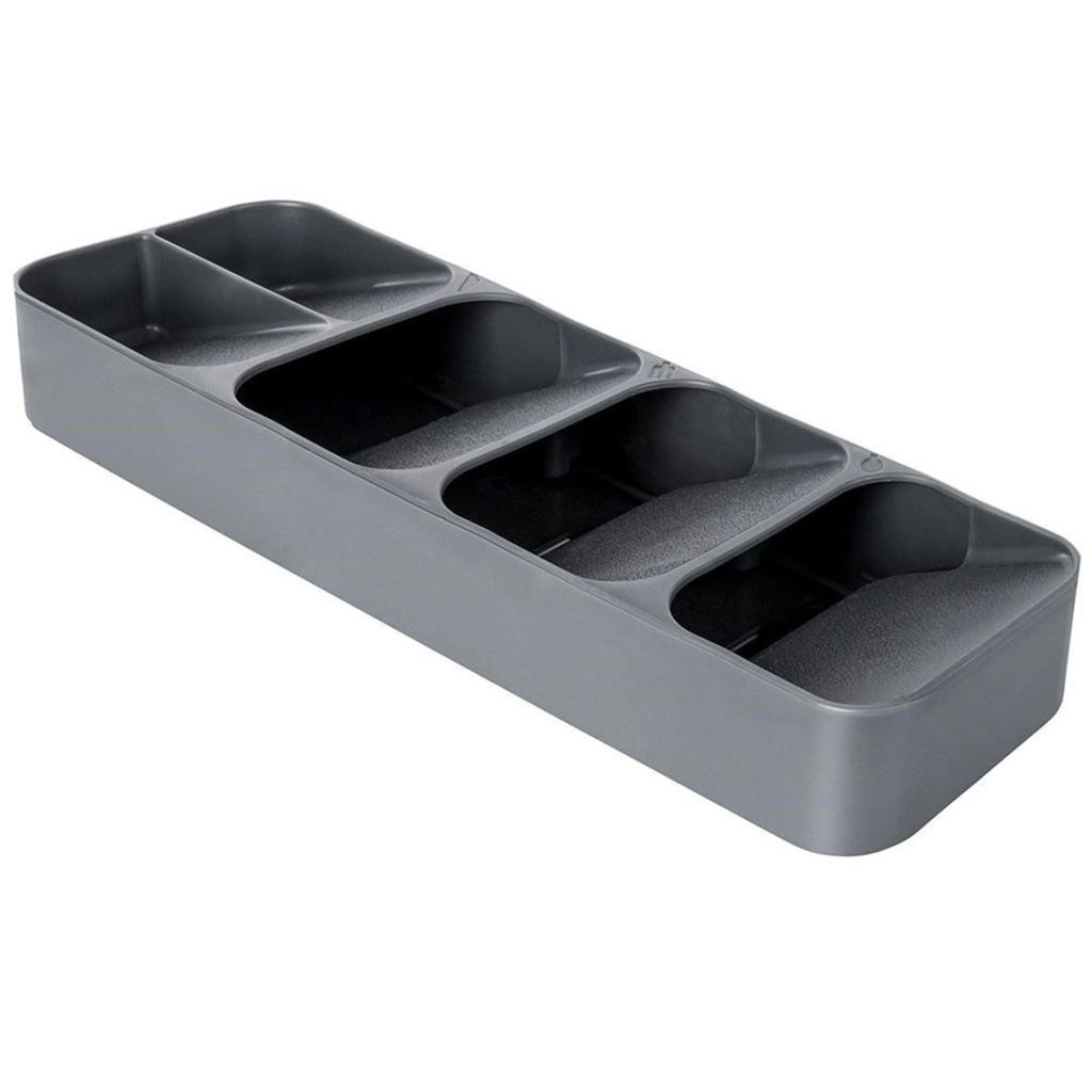ORGANIZER CONTAINER CUTLERY INSERT FOR DRAWER gray 229010-S