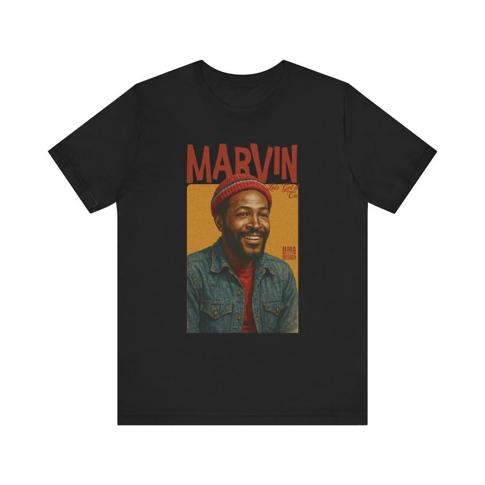 

Vintage Marvin Gaye Tribute Tee Retro Music T-Shirt Gift for Music Lovers Unisex T-Shirt XL
