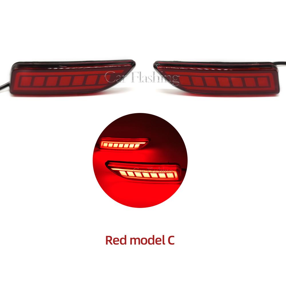 Car Rear Bumper Reflector Light For Toyota Corolla 2011 2012 2013 For Lexus CT200h Sequential Turn Signal Brake Lamp