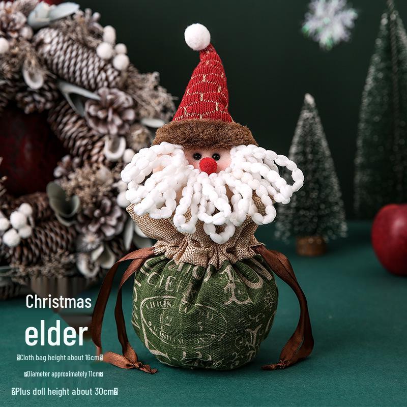 

Подарочный пакет на Сочельник: Упаковка для конфет «Снеговик и Санта» для детей