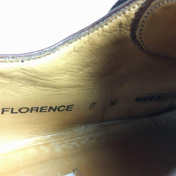 Vintage Mezlan Semi Brogue Cap Toe Business Shoes Brown Size 8W / 26.0cm(USED)