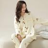 1011 New Pajamas for Women, Spring/Autumn, Pure Cotton Long-Sleeve Loungewear, Summer Thin High-End Set