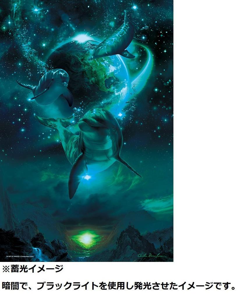 1000 dílků zářící puzzle Mistr Lassen Gift of Universe Cíl! (50 x 75 cm)