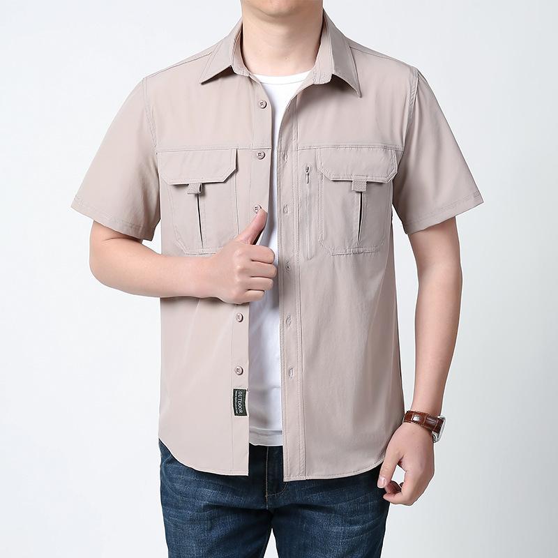 Рубашки с коротким рукавом для мужчин — фото 6