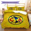 Club America Pattern Bedding,Quilt Set Quilt Cover Pillowcase Home Birthday Gift(1 * Duvet Cover + 2 * Pillowcase, Without Core)