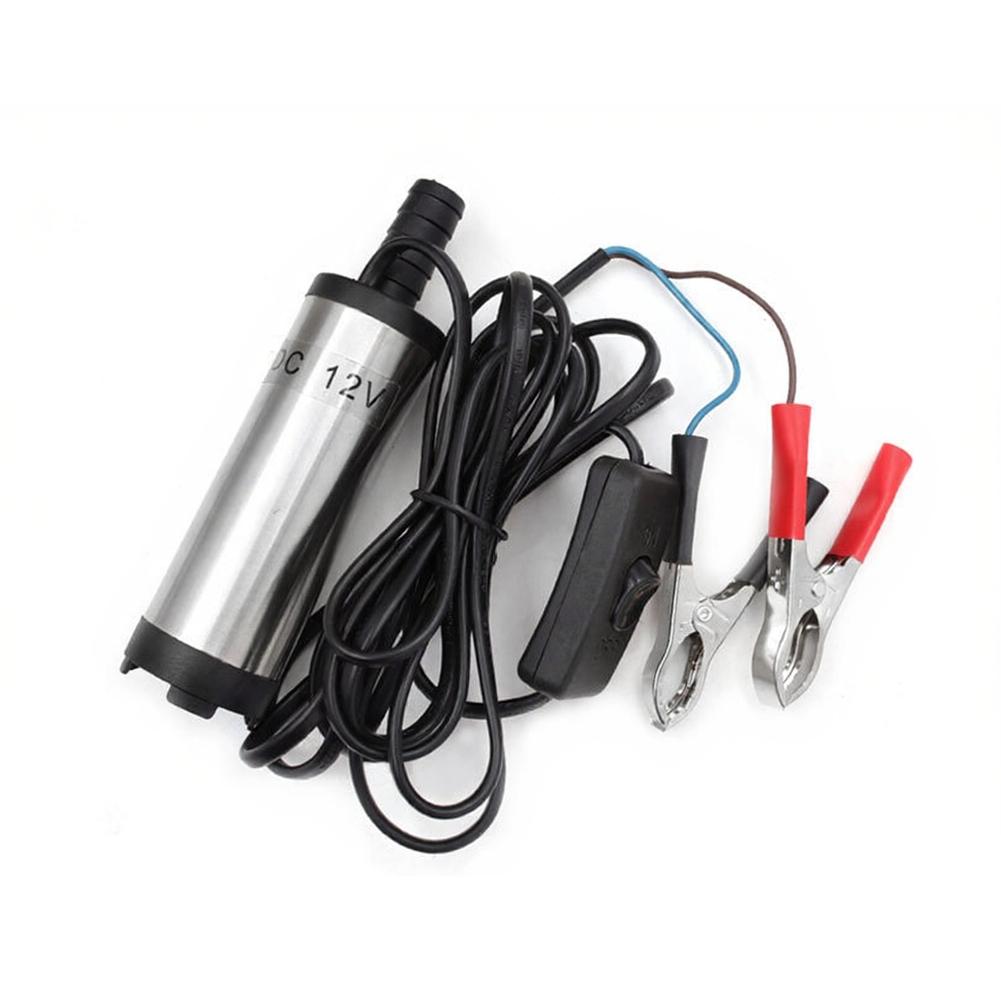Easy Setup 12V DC Oil Pump Submersible Diesel Pump Portable Fluid Transfer