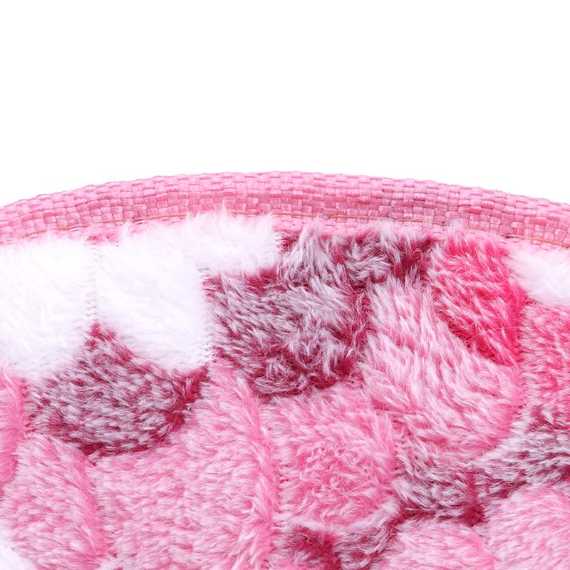 Toilet Seat Covers Flannel Winter Warm Prints Thicken Comfortable Gentle Toilets Cushion Bathroom Essential Accessories