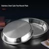 Pabe 201 Stainless Steel 24CM Round Plate
