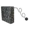 Toothbrush Holder Stand Stainless Steel Multifunctional Space Saving Modern Tooth Brush Organizer Dark Gray