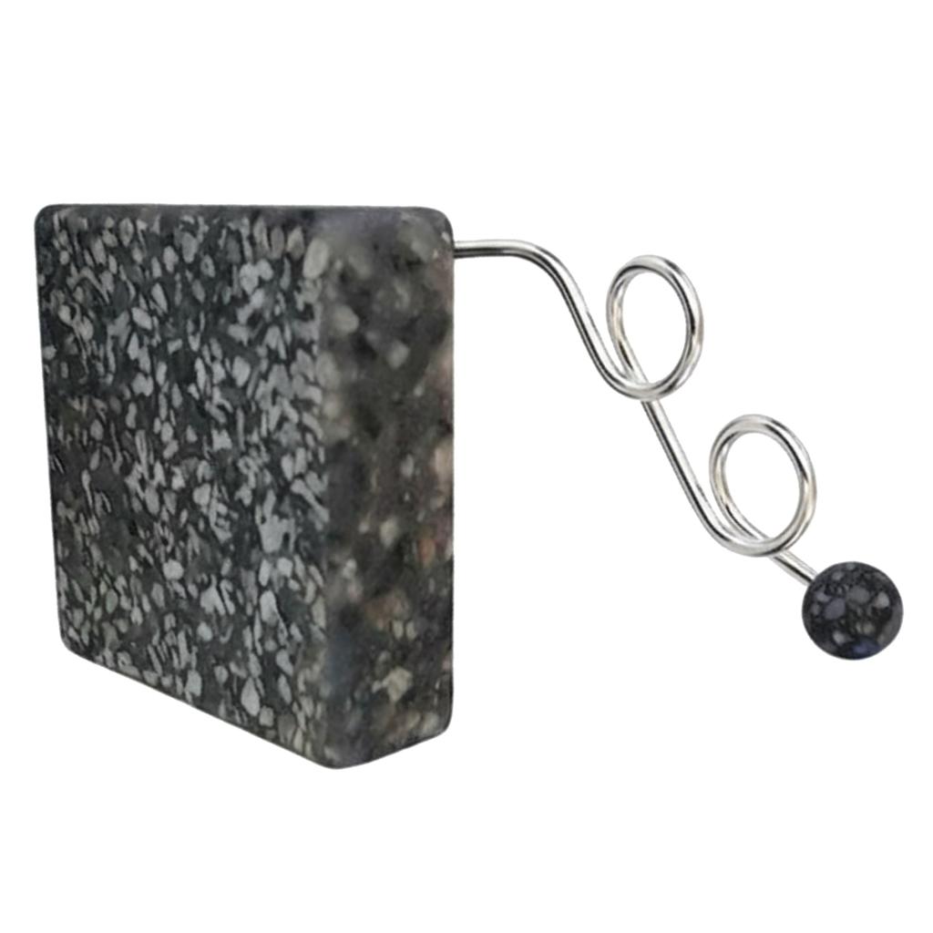 Toothbrush Holder Stand Stainless Steel Multifunctional Space Saving Modern Tooth Brush Organizer Dark Gray