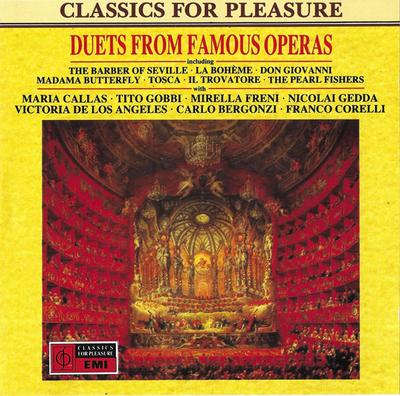 CD PHILHARMONIA ORCHESTRA, EBERHARD WA - Duets from Famous Operas CDCFP9013 Classics For Pl UK Classical Used
