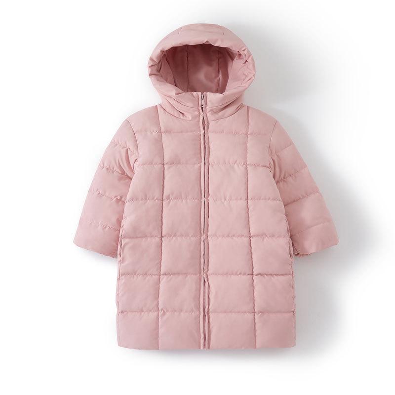 2025 New Thick Cotton-Padded Jacket: Over-Knee Coat for Kids, Unisex Autumn/Winter Outerwear