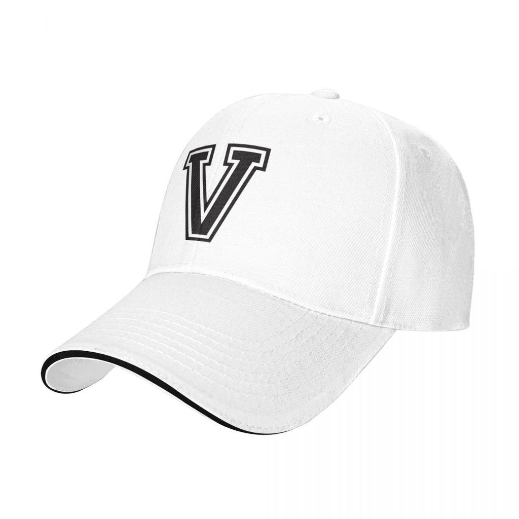 Litera początkowa Kość V Alfabet Czapki z daszkiem Turystyczne Baseballowe Dla mężczyzn Nadruk zewnętrzny Damskie Kapelusze plażowe dla taty Hip Hop Czapka trucker