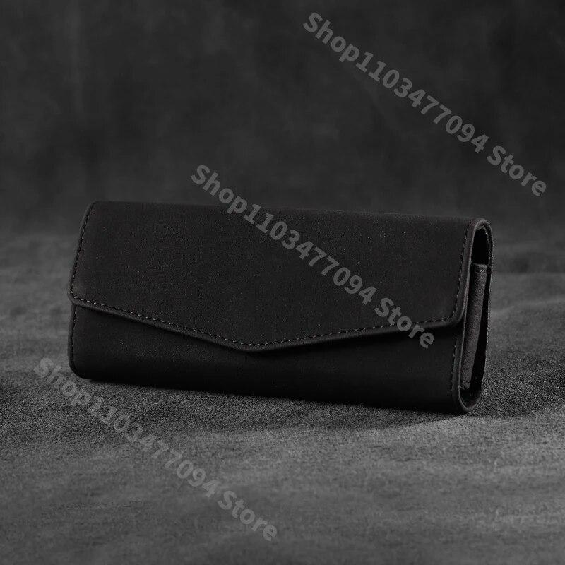 

Автомобильный солнцезащитный козырек, футляр для очков, универсальный черный кожаный держатель, чехол для хранения солнцезащитных очков, зажим для карт, билетов, автомобильных аксессуаров для салона автомобиля чёрный