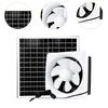 Solar Powered Fan Kit Wall Mount Ventilation