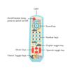 TV Remote Control Toy Baby Simulated Remote Control Toy with Sound and Light for Early Education Learning