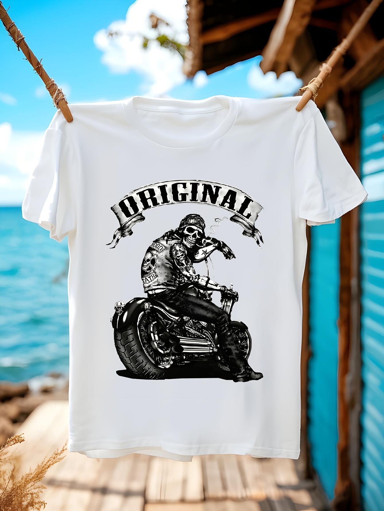 Vintage Tshirt Vintage Route 66 Biker Graphic Tshirt M