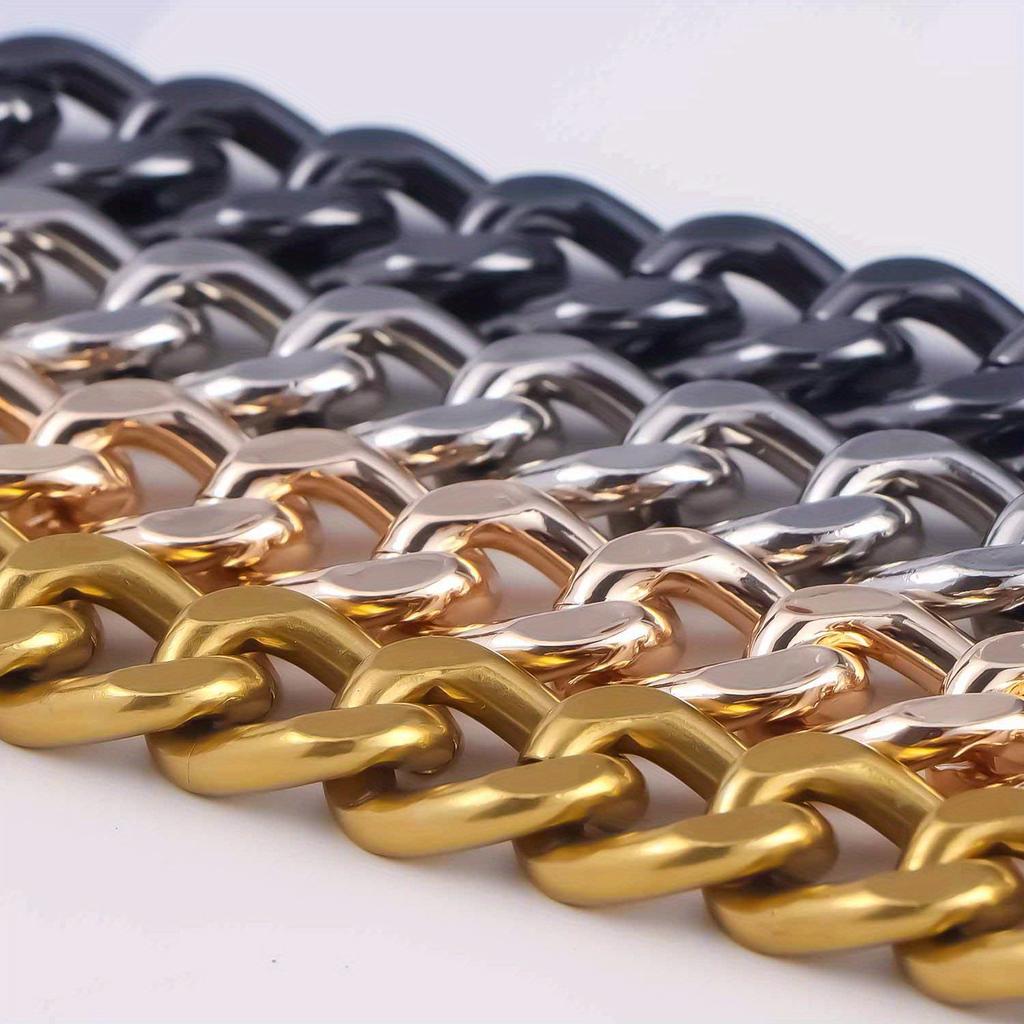 Kovová Hliníková Řetízková Rukojeť Popruhu na Tašku přes Rameno Crossbody Kabelka Taška DIY Kovové Náhradní Řetízky Díly Příslušenství