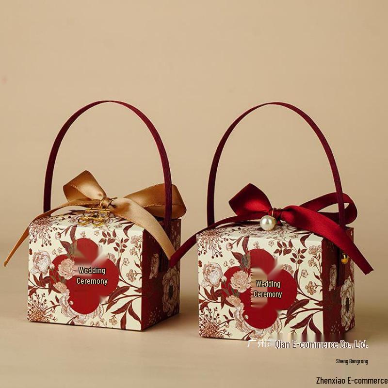 Elegant Wedding Candy Handbag Box