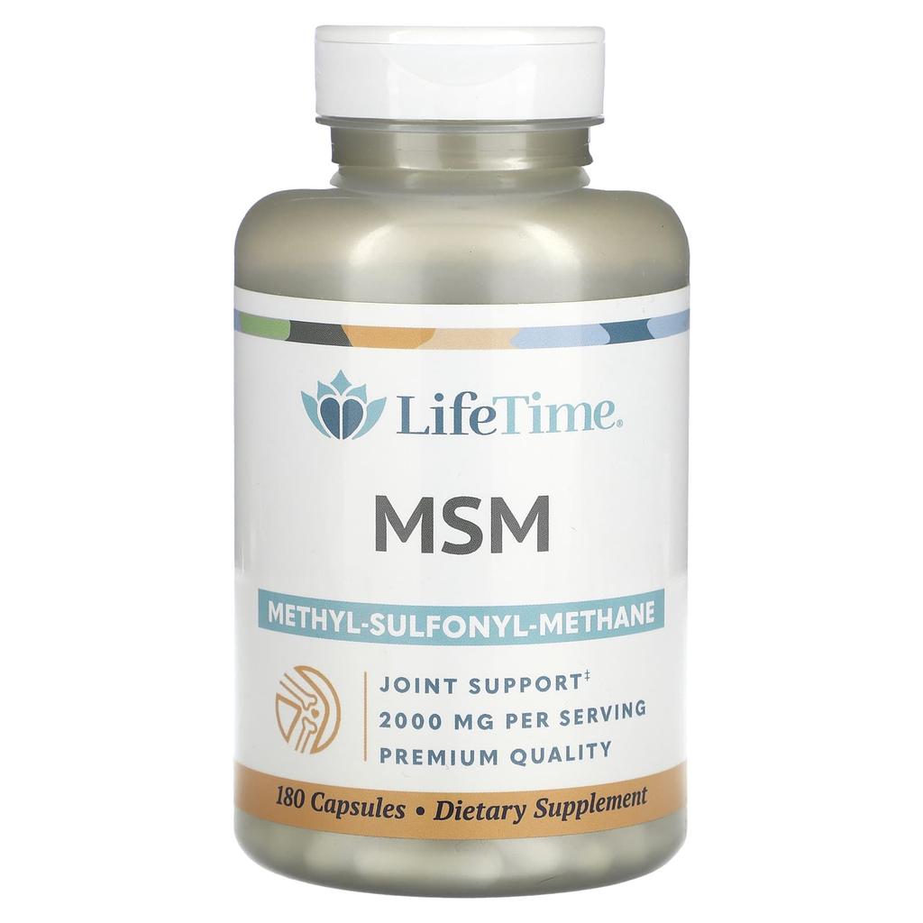 MSM, 180 capsules (1,000 mg per capsule)