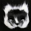 Plastic Long Hair Foxes Party Mask Lightweight Unisex Costume Accessory For Balls Stage Shows And Role Playing