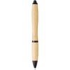Bamboo pen "Nash" (blue ink) Natural