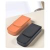 Compacts PU Pen Carrying Box With Protective Compartment 3/6 Slots Pen Case for Students Professional And Collectors