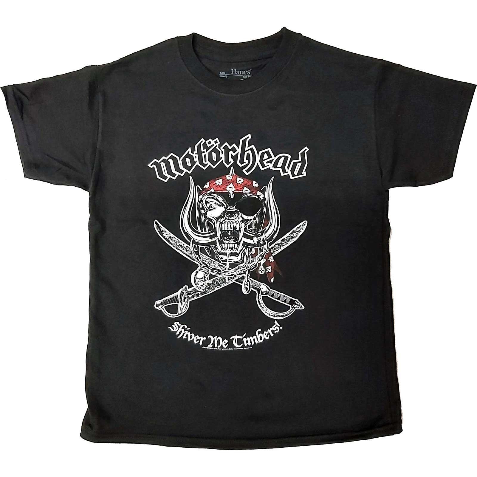 New Motorhead Kids T-Shirt: Shiver Me Timbers OFFICIAL black XXXL