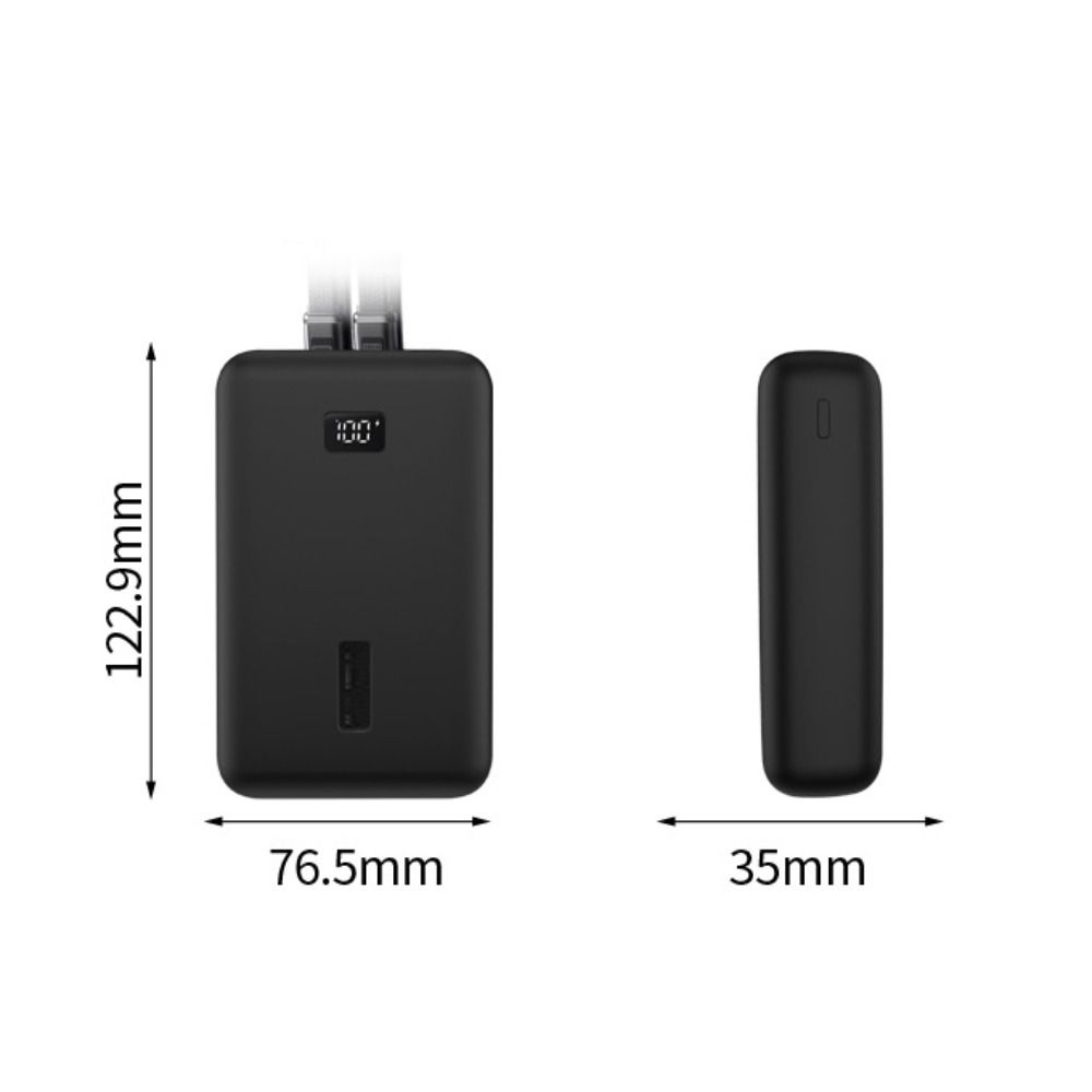 Silicone Portable Charger Protective Case Full Protective Cover for Anker Zolo 20000mAh 30W Travel
