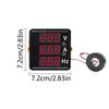 High Performances 3 in 1 Voltage Digital Meter LED Digital Display Combination Current Tester  Home