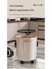 2026 High-End Large Capacity Trash Can with Wheels & Flip Lid for Living Room/Bedroom