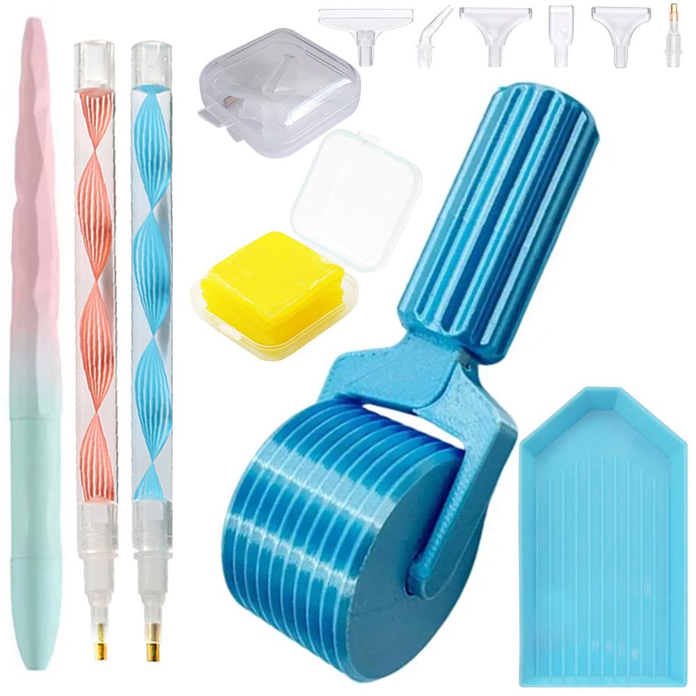 Detachable Diamond Painting Roller Tool Rhinestone Embroidery Straightening Pressing Drills Art Accessories for DIY Crafts