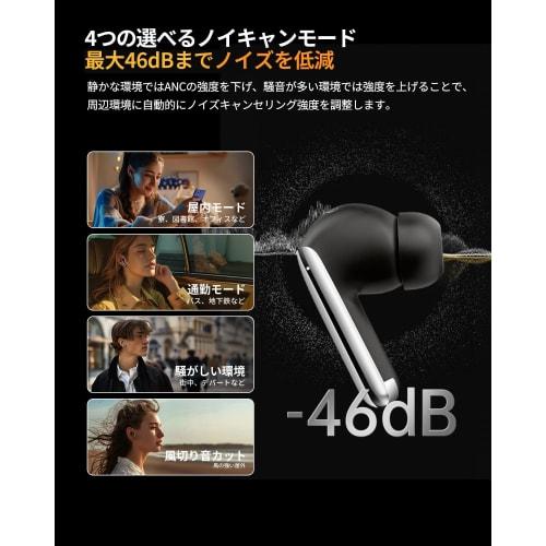 QCY MeloBuds Pro Wireless Earbuds, Noise Cancelling, High-Resolution Audio, LDAC Compatible, 360 Spatial Audio, Bluetooth 5.3, Ambient Sound Capture