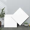 White PVC Tile Stickers Self-adhesive Backing Thickened PVC Moisture Resistant Oil Resistant Easy Installation