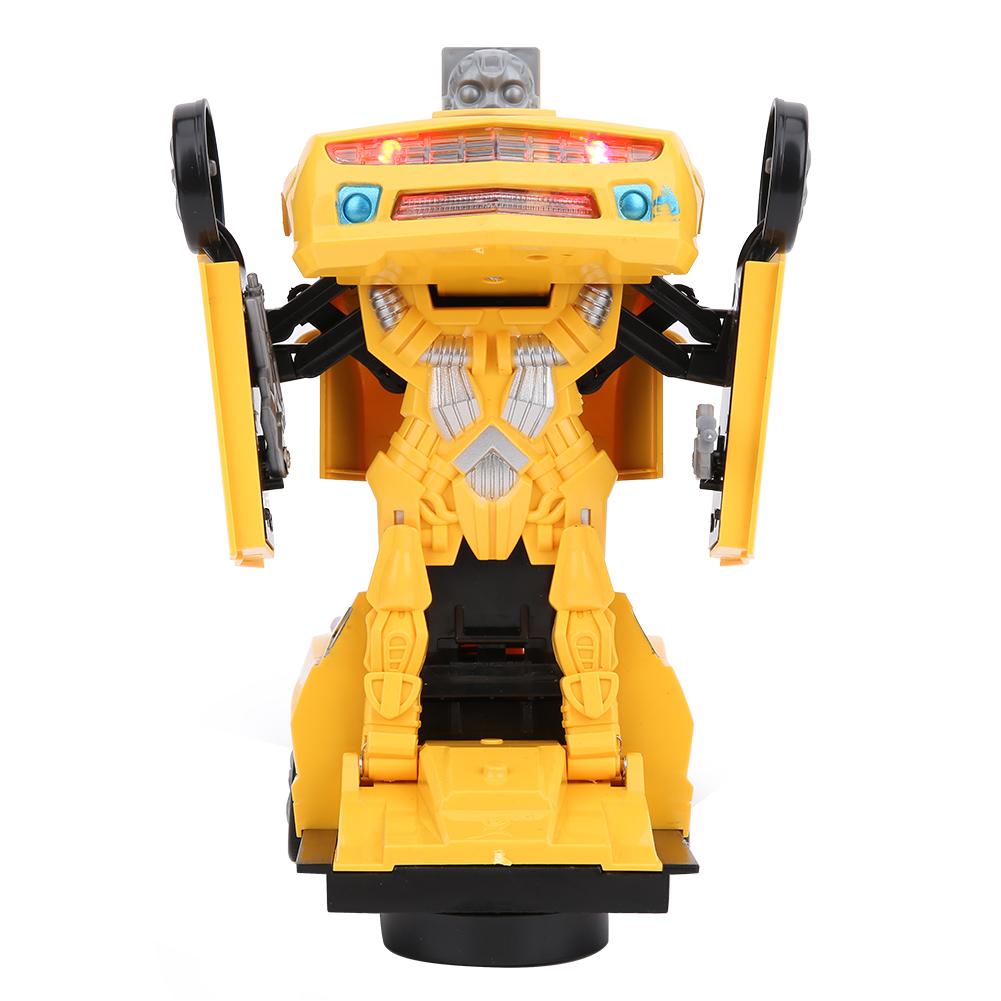 Transform Car Toy Deformation Robots Children Electric Car Toy with Music Light