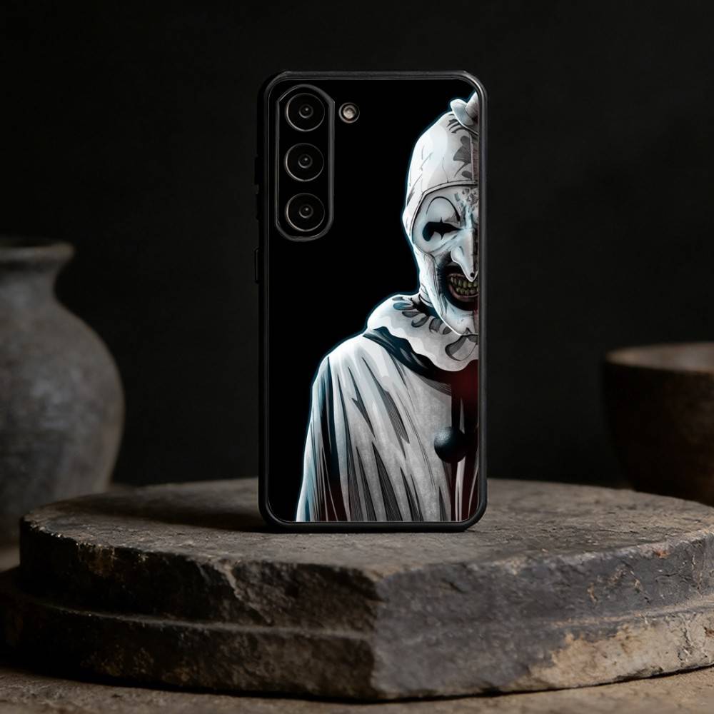 Art the Clown Horror T-Terrifier Handyhülle Für Samsung Galaxy A13,21s,22,31,32,52,53,71,72,73,Weiche Schwarze Hülle