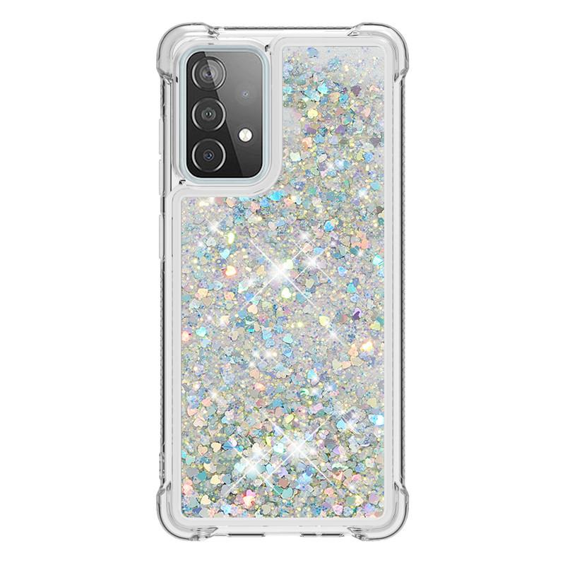 A73 5G SM-A736B Etui Dla Samsung Galaxy A73 5G Pokrowiec Płynne Etui z Płynnym Piaskiem dla Samsung A 73 A13 A23 A33 A53 5G Etui na Telefon Coque