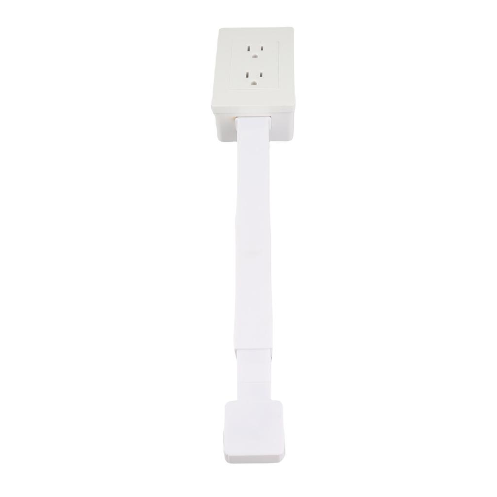 Power Socket Expander 3 Prong Electrical Outlets Power Strip 22 To 34 Inch Extension 180 Degree