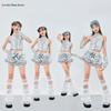 Hip Hop Girls Shiny Silver Crop Top Street Dance Sequin Shorts Kid K-pop Jazz Clothes Set Children Girl Group Streetwear Costume