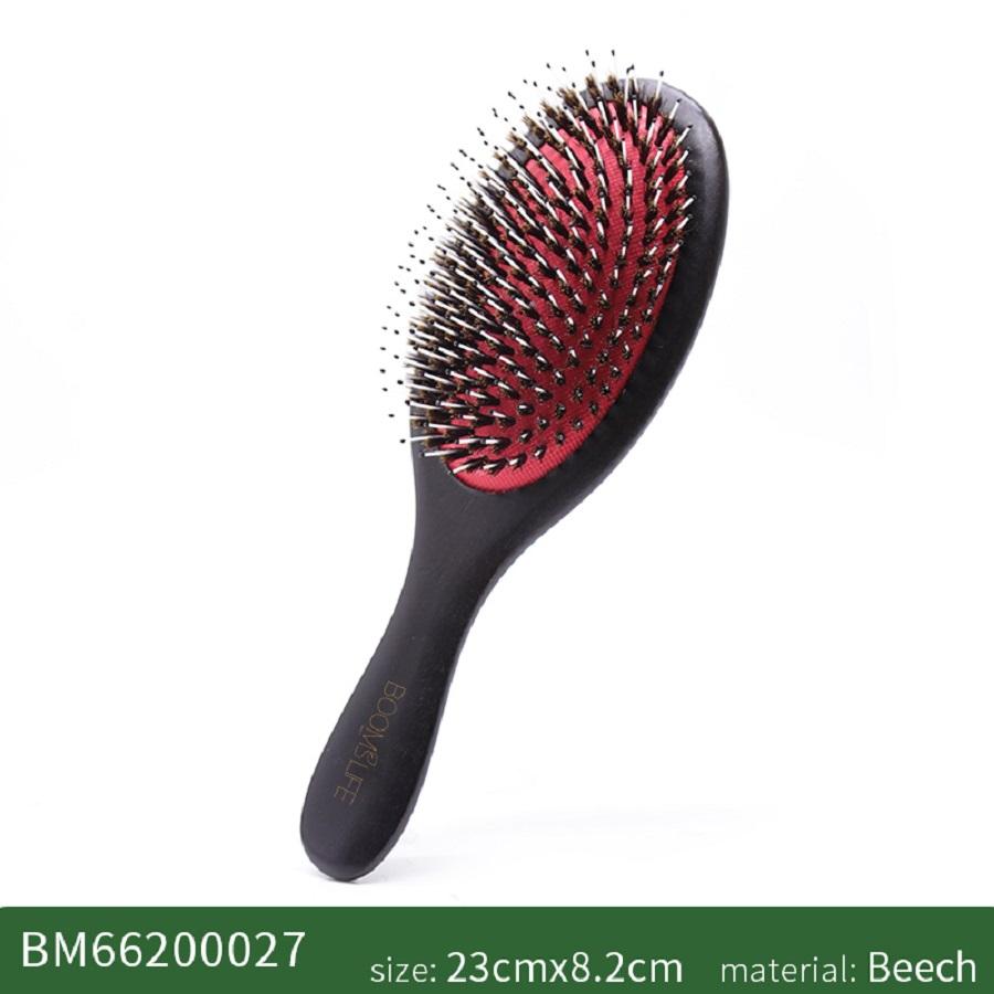 Brosse Cheveux Femme Hair Brush Women  Name Detangling Hair BrushFor Curly Hair Wooden Comb Head Scalp Massage Hair Comb 1 pc Boar Brush